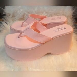 Platform sandales flip flops